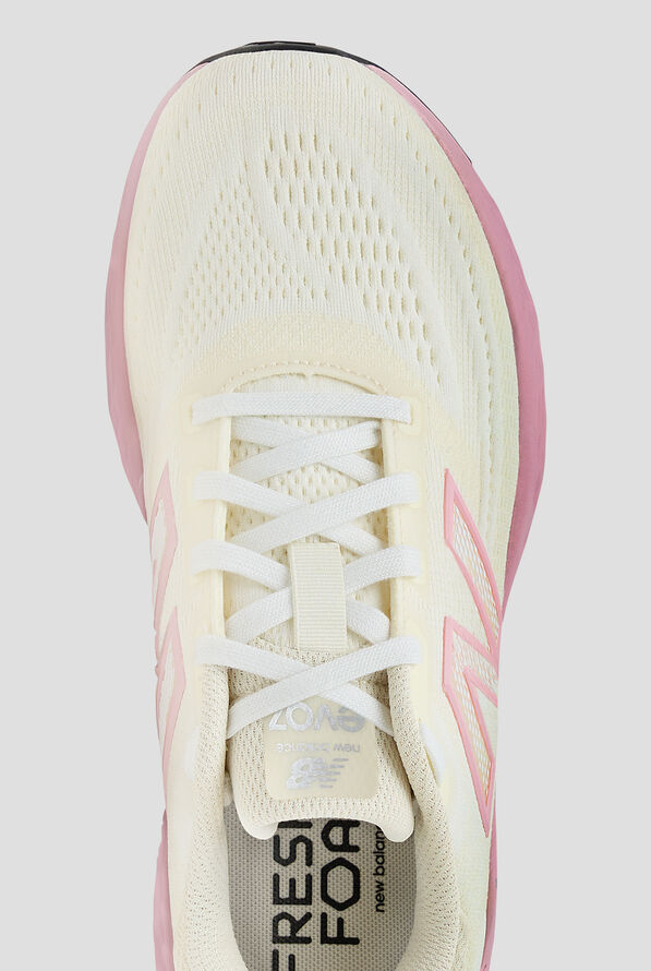 New Balance Women's Fresh Foam X EVOZ Sea Salt/Angora Athletic Lace Up Shoes - null - 2