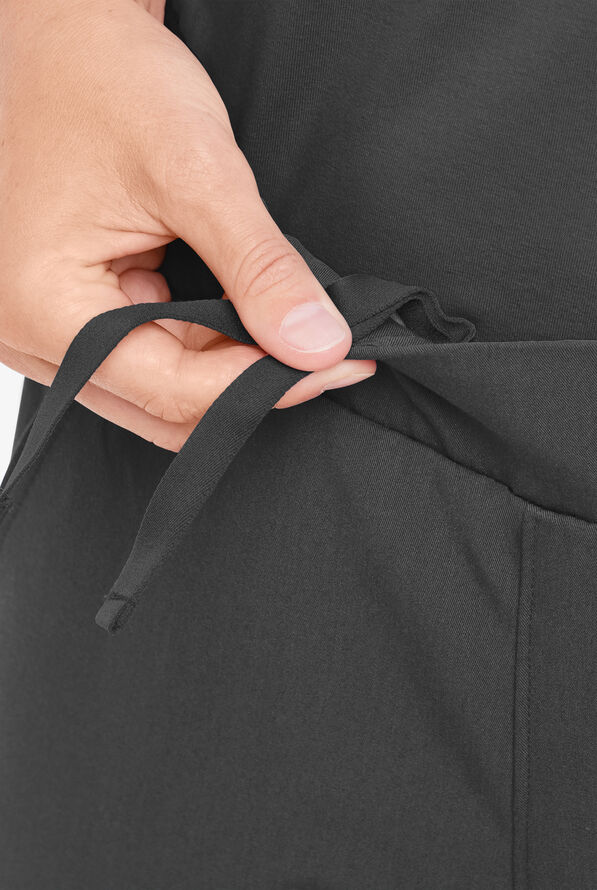 MOVEMENT by Butter-Soft Vega Women's 5-Pocket Flat Front Jogger STRETCH Scrub Pants - Tall - Pewter - 3