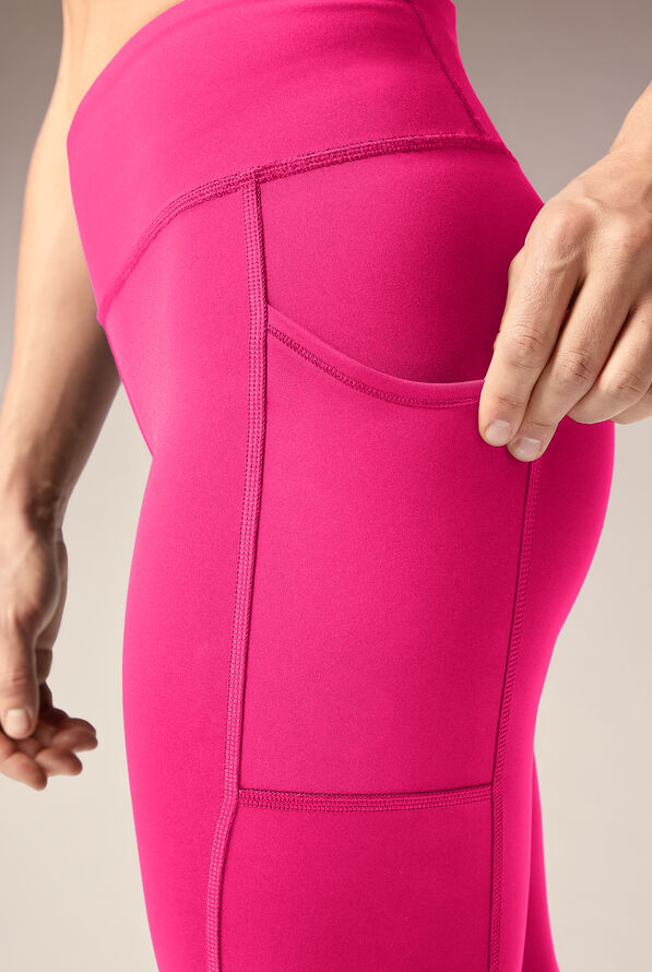 Hypothesis Homeodynamic Women’s Yoga-Inspired 3-Pocket Leggings - Reactive Pink - 6