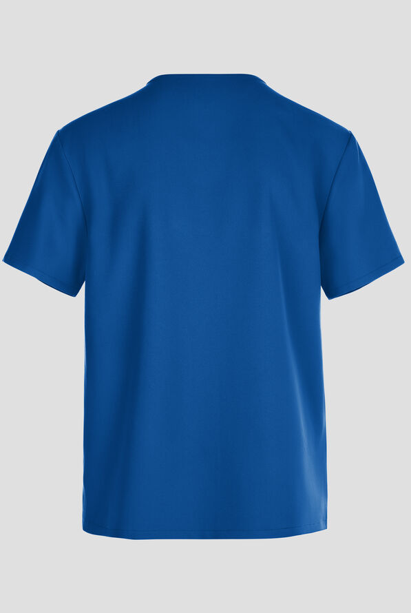 Cherokee Workwear Originals Ultra Men's 3-Pocket V-Neck Scrub Top - Royal - 2