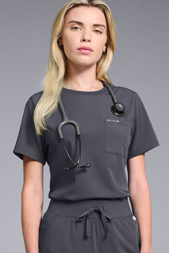 Hypothesis Women's Base Crew-Neck Tuck-In Scrub Top
