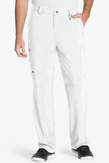 Infinity Men's 5-Pocket STRETCH Tapered Leg Cargo Scrub Pants