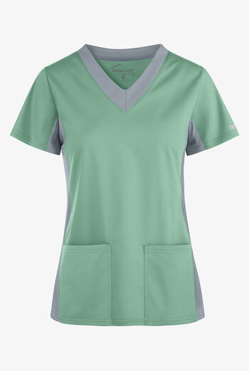 Butter-Soft STRETCH Women's 3-Pocket Contrast Scrub Top