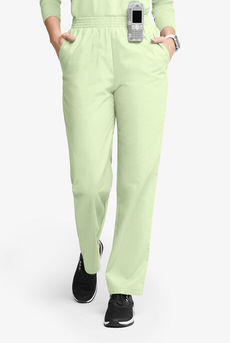 Butter-Soft Originals Women's 2-Pocket High Waisted Straight Leg Scrub Pants