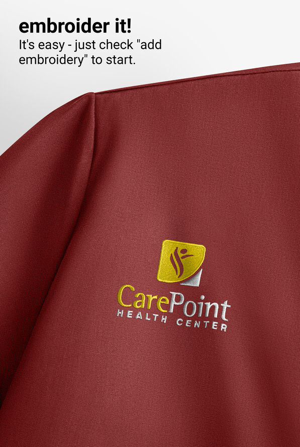 Carhartt Cross-Flex Force Women's 3-Pocket STRETCH Knit Panel Scrub Top - Amber Terrain - 5