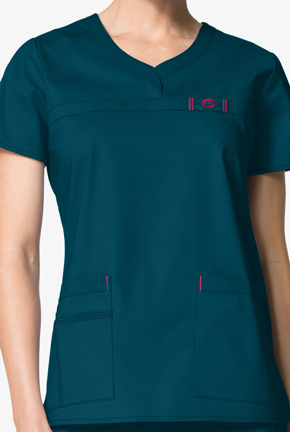 WonderWink WonderFLEX Patience Scrub Top Stretch Scrubs