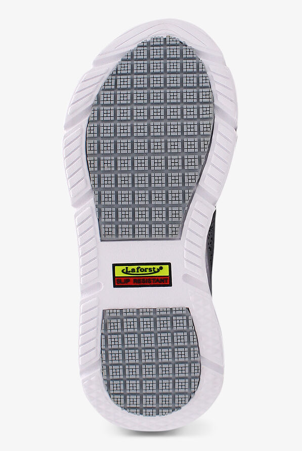 LaForst Women's Extreme Comfort Heart Beat Gray Athletic Lace Up Nursing Shoes - null - 6