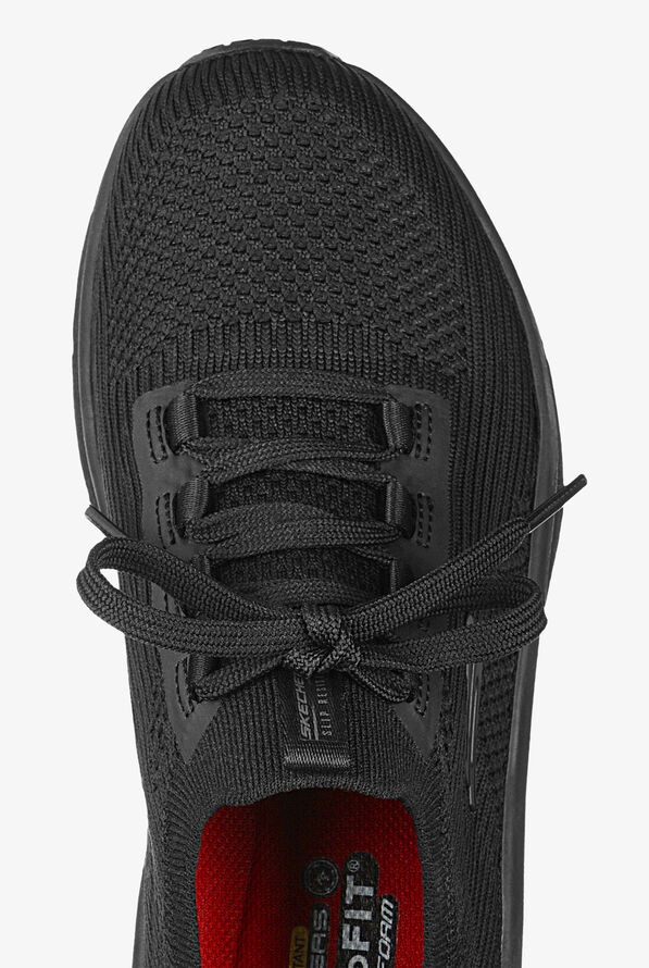 Zapatillas deportivas Skechers Work D'Lux Walker Black para mujer - Black - 2
