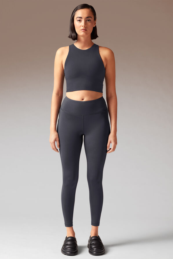 Hypothesis Homeodynamic Women&rsquo;s Yoga-Inspired 3-Pocket Leggings - Pewter - 4