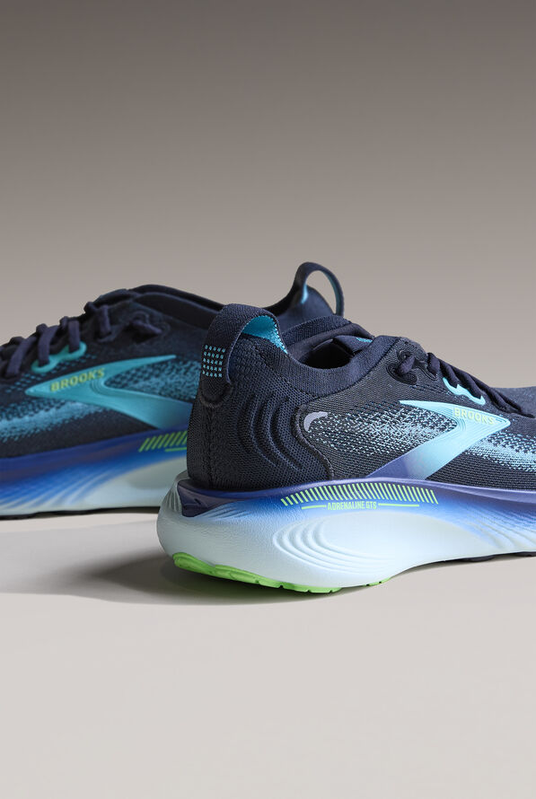 Zapatillas deportivas Brooks Adrenaline GTS 25 Black/Ipanema/Mint con cordones para hombre - null - 8
