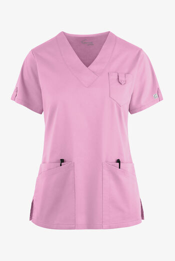 Butter-Soft STRETCH Women's 6-Pocket V-Neck Scrub Top