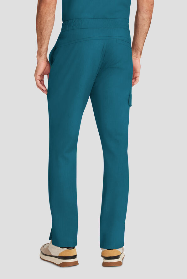 Pantal&oacute;n m&eacute;dico Healing Hands Quest STRETCH con cord&oacute;n y 5 bolsillos para hombre - Caribbean Blue - 3