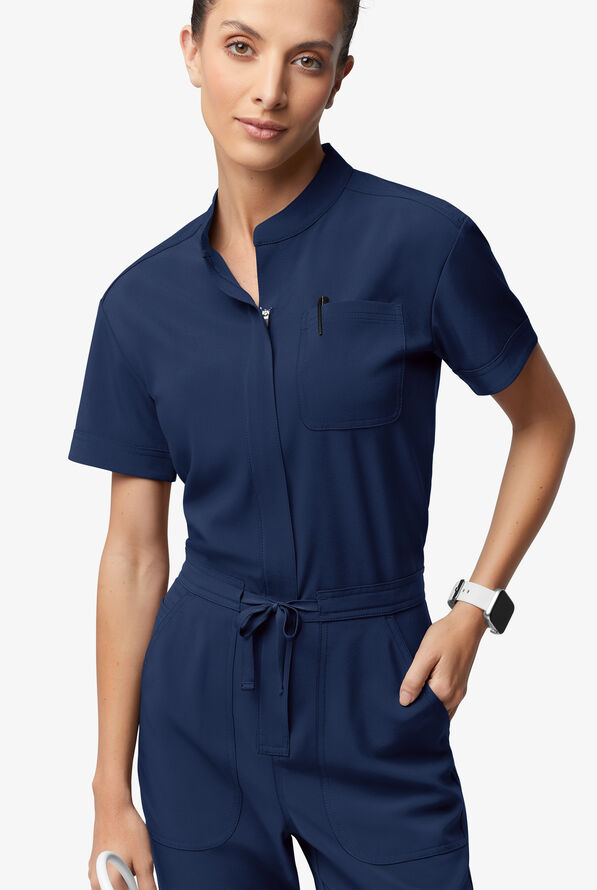 Easy STRETCH by Butter-Soft™ Women's Short Sleeve Jumpsuit, Scrub