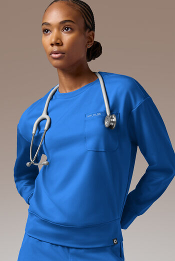 Hypothesis Omni Base Women's Knit Crew Neck Scrub Pullover