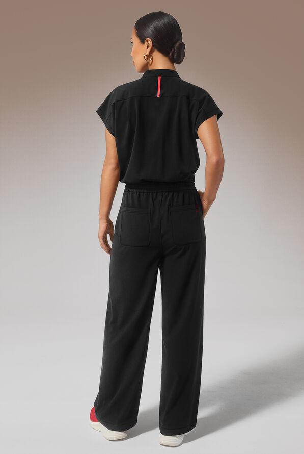 Mono m&eacute;dico Hypothesis (RED) con 6 bolsillos para mujer - Jet Black - 5