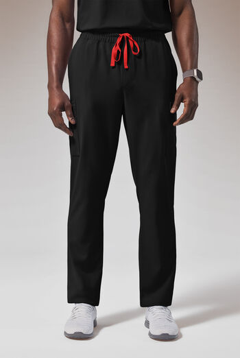 Pantal&oacute;n m&eacute;dico Hypothesis (RED) STRETCH estilo cargo con piernas rectas y 8 bolsillos para hombre