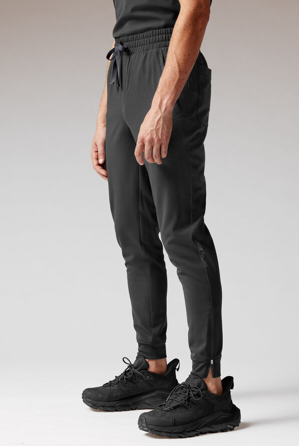 Hypothesis Tactical Men’s 9-Pocket Slim Leg Jogger Scrub Pant - Jet Black - 3