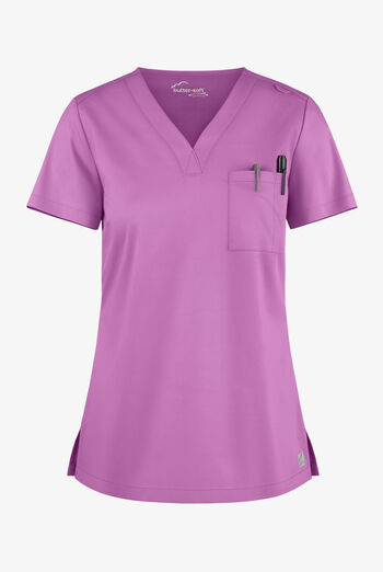 Blusa m&eacute;dica Butter-Soft STRETCH con cuello en V y 2 bolsillos para mujer