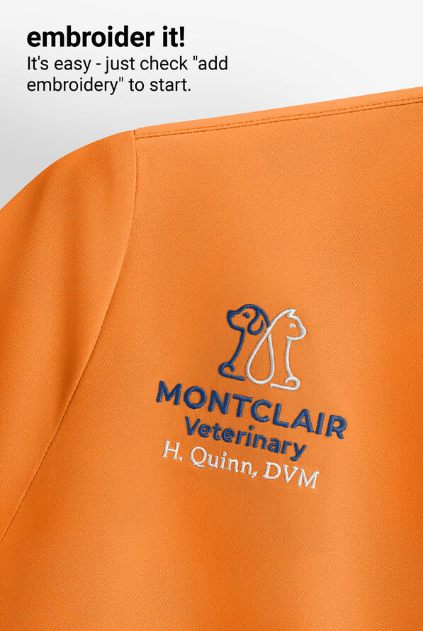 Tafford Active STRETCH Women's 5-Pocket Jogger Scrub Set - Apricot Crush - 4