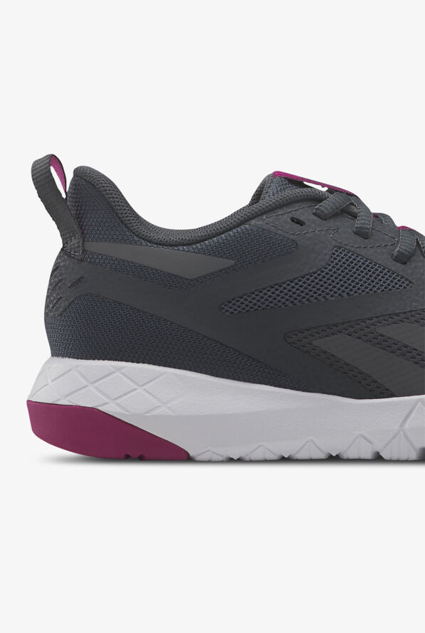 Reebok Women's Flexagon Force 4 Grey Athletic Lace Up Shoes - Grey - 4
