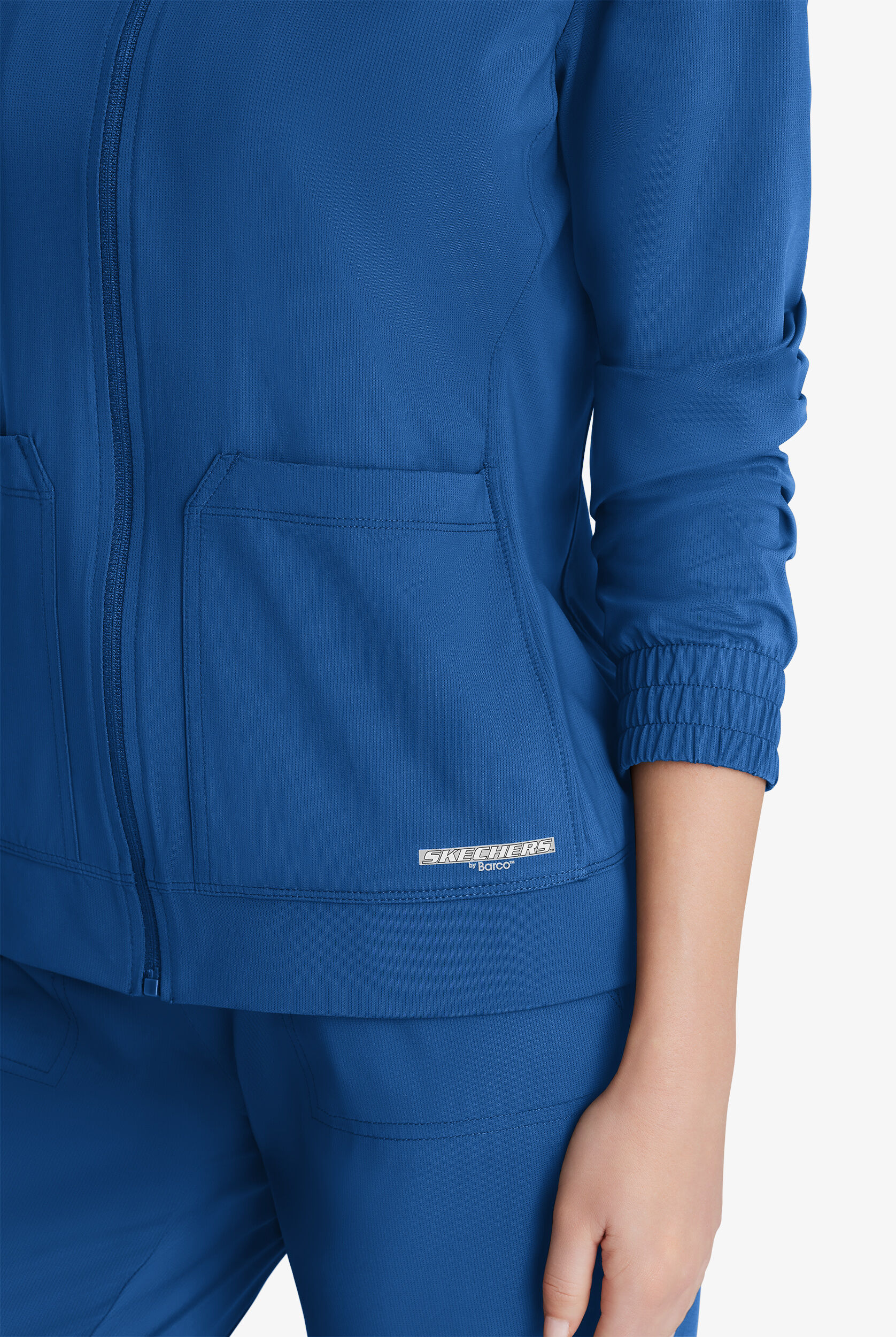 C0okie　Sサイズ Skechers Women's 3-Pocket Zip Front Scrub Jacket | Uniform