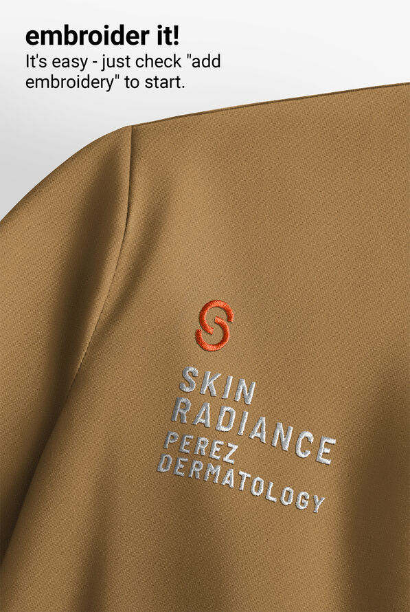 Blusa m&eacute;dica Skechers by Barco MotionTech Trek STRETCH con cuello redondo con cremallera y 2 bolsillos para mujer - Duffle - 6