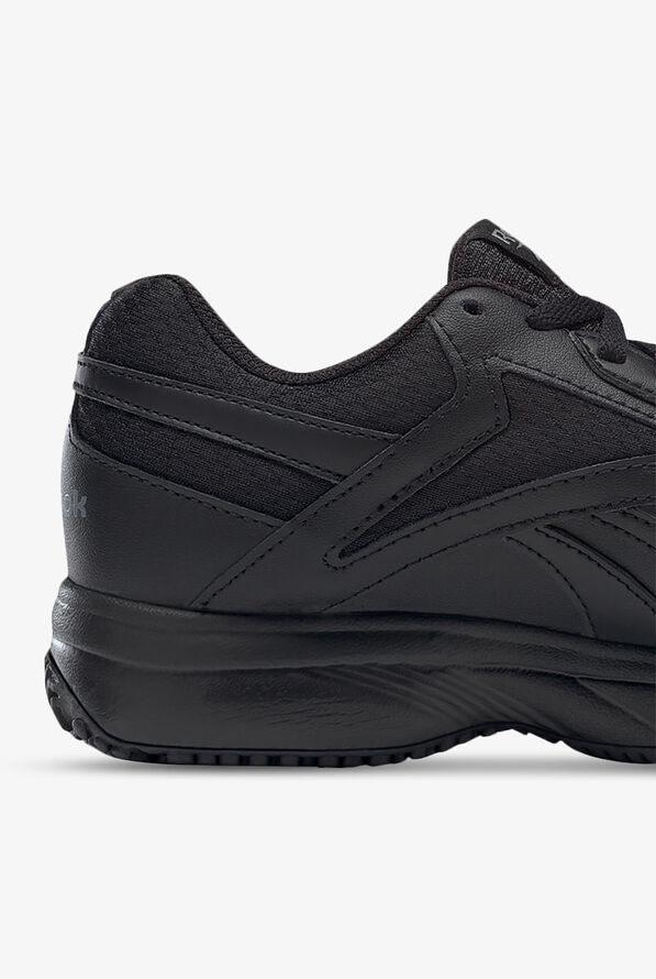 Reebok Women's Work N Cushion 4.0 SR Athletic Lace Up Shoes - Black/Black - 4