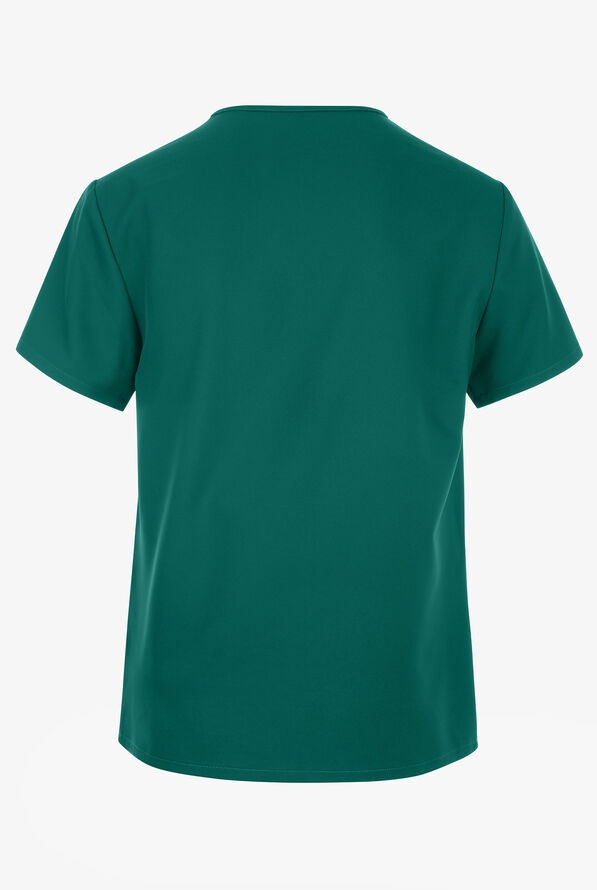 Blusa m&eacute;dica unisex Cherokee Workwear Originals Ultra con cuello en V y 1 bolsillo - Hunter - 2