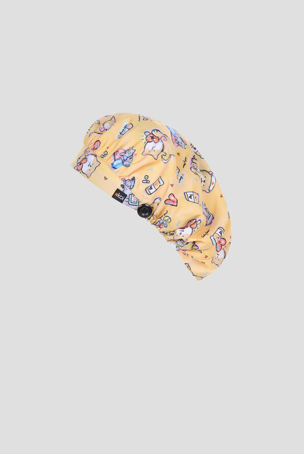 koi Next Gen Medical Cuties Bouffant Scrub Hat - null - 1