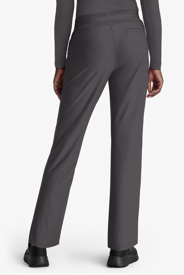 Skechers by Barco Slip-ins Reach Women's 4-Pocket STRETCH Slim Cargo Straight Leg Scrub Pants - Pewter - 2