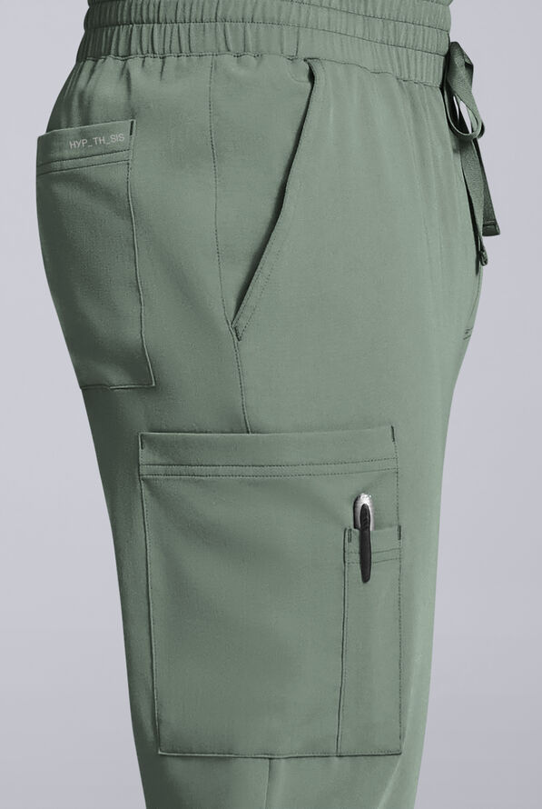 Pantalón médico Hypothesis S-R Shift Ready estilo cargo con piernas rectas y 8 bolsillos para hombre - Mineral - 3