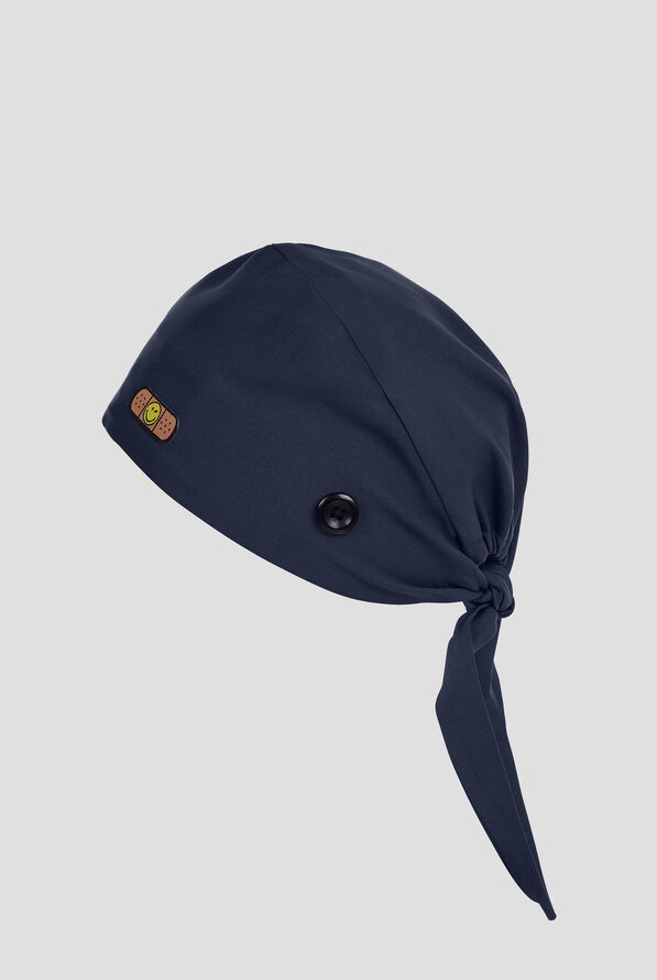 koi Smiley World Unisex Scrub Cap - Navy - 1