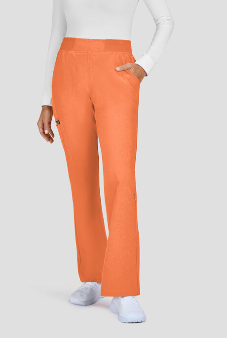 Pantalón médico koi Basics Wrenlee STRETCH con piernas acampanadas y 6 bolsillos para mujer