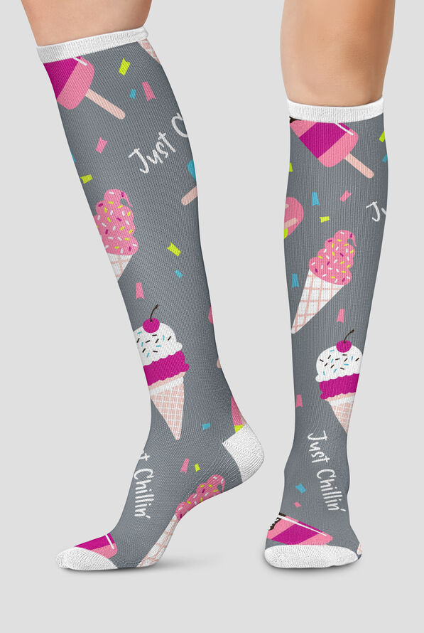 Cherokee Just Chillin' Women's 10-15 mmHg Light Compression Socks - null - 1