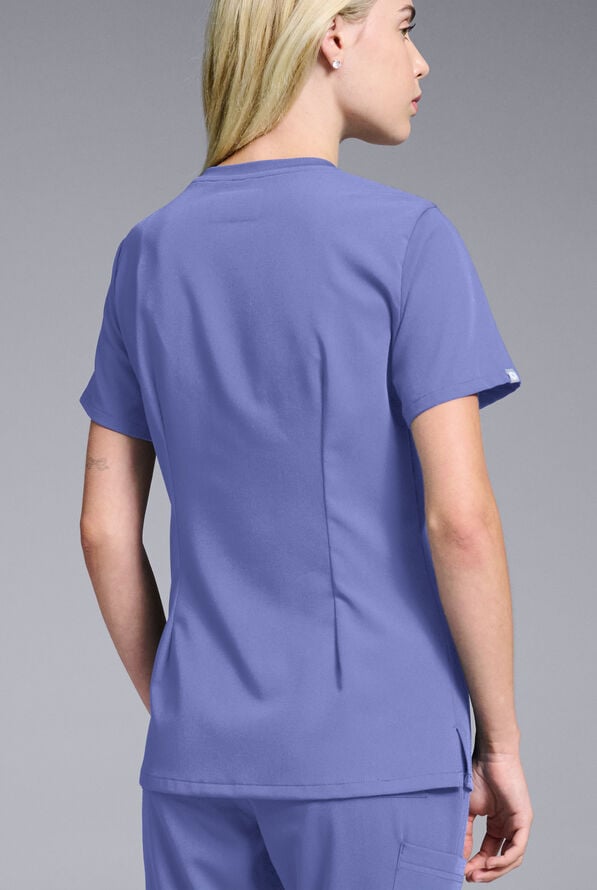 Hypothesis Women's Base Crew-Neck Tuck-In Scrub Top - Balance - 4