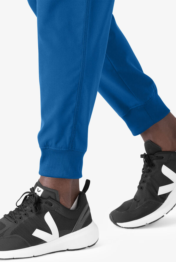 Grey's Anatomy by Barco Spandex STRETCH Murphy Men's 5-Pocket Cargo Jogger Scrub Pants - Royal - 4