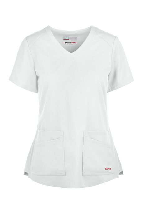 Grey's Anatomy by Barco Spandex STRETCH Emma Women's 4-Pocket V-Neck Scrub Top
