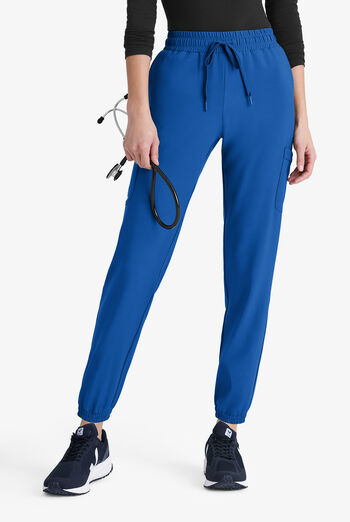 Pantal&oacute;n m&eacute;dico Grey's Anatomy by Barco Evolve STRETCH Terra estilo cargo jogger con 6 bolsillos para mujer