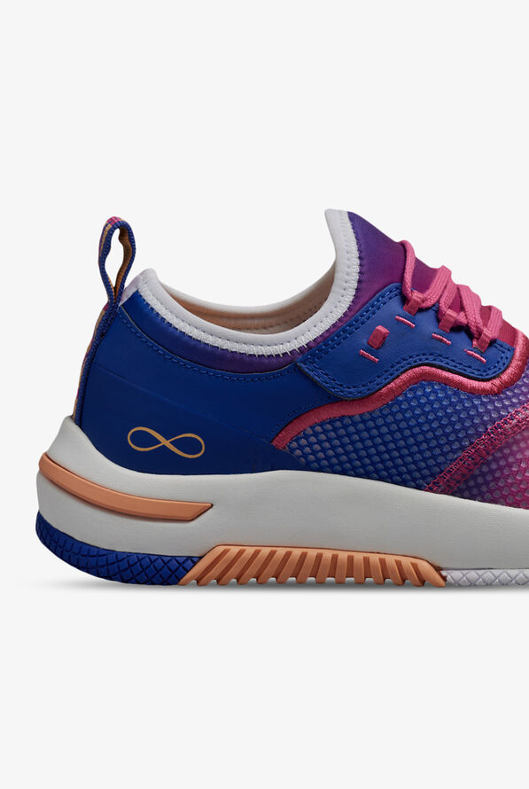 Infinity by Cherokee Women's Dart Lava Ombre Athletic Lace Up Nursing Shoes - null - 4