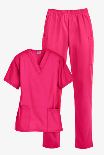 Strictly Scrubs Women’s 6-Pocket Scrub Set