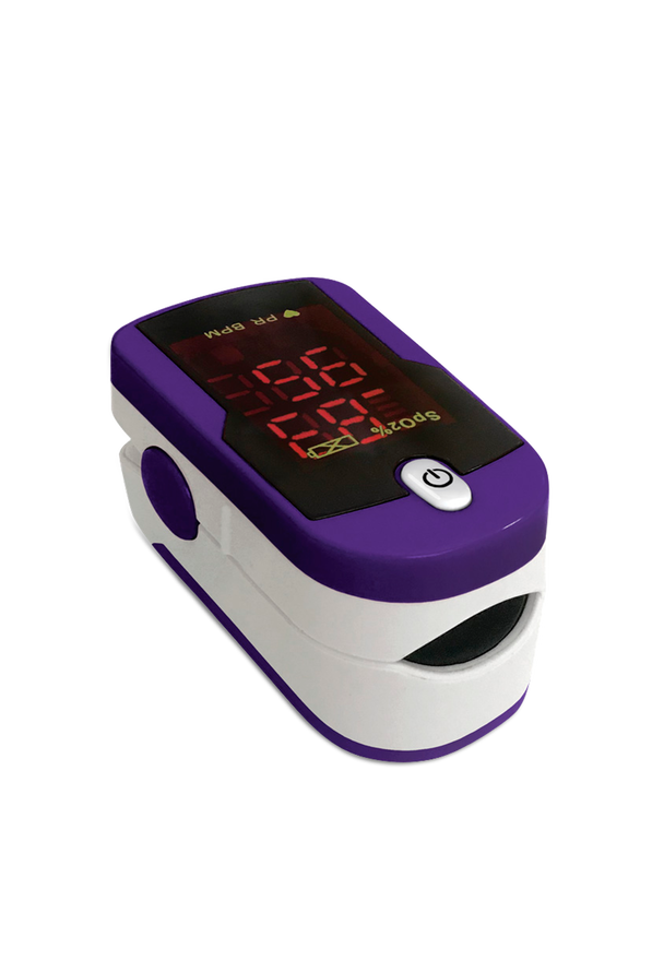 Oxímetro de pulso Prestige Two-Tone para dedo - Purple/White - 1