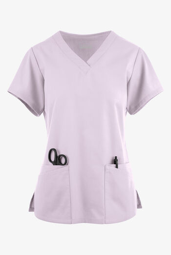Blusa m&eacute;dica Butter-Soft Originals con cuello en V y 6 bolsillos para mujer