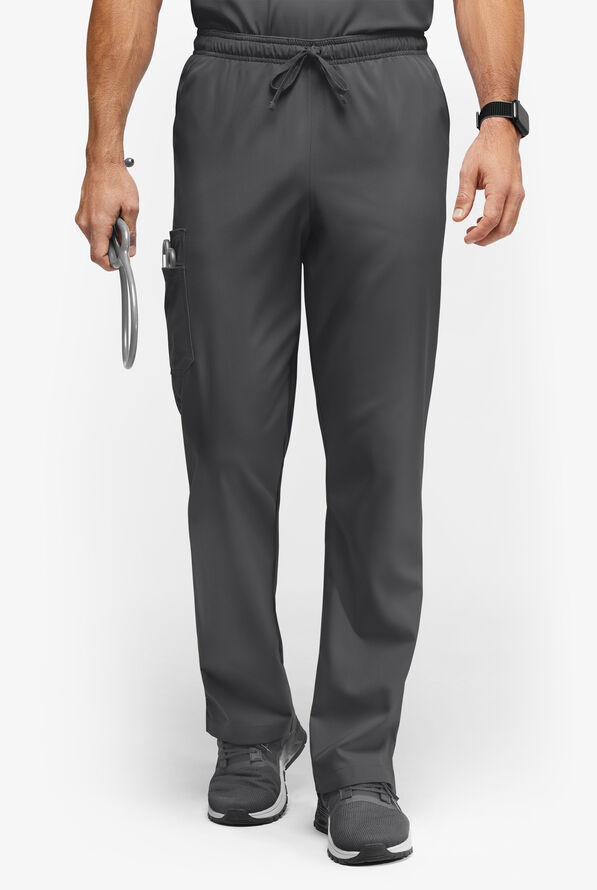 Advantage STRETCH Men's 6-Pocket Cargo Scrub Pants - Pewter - 1