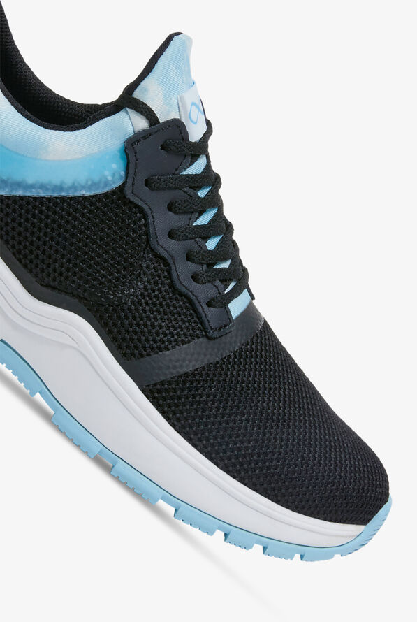 Infinity by Cherokee Women's Fly Cloudy Sky Athletic Lace Up Shoes - Black - 3