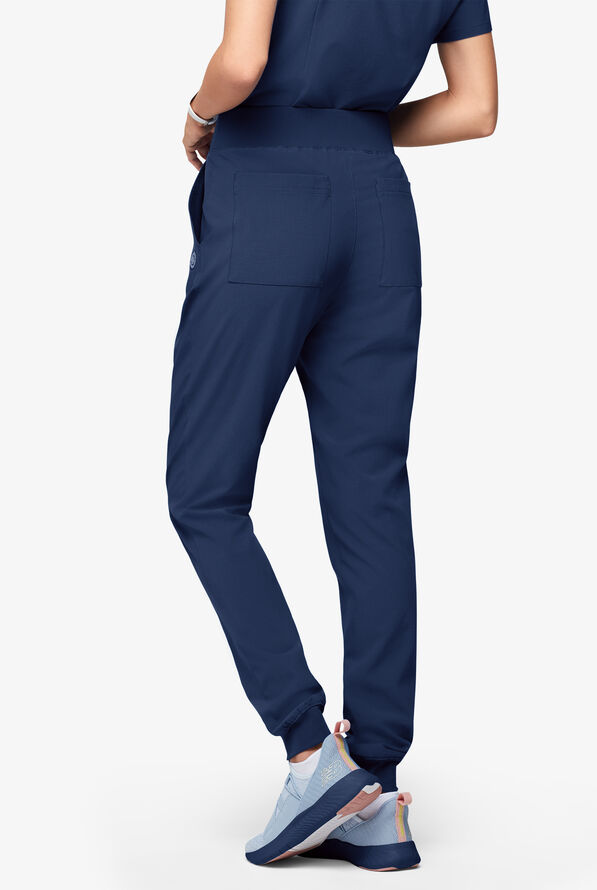 Easy Stretch EcoGrid Adela Women's 6-Pocket Jogger - Navy - 5