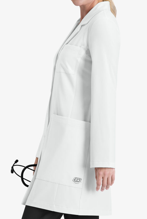 Skechers by Barco Women's 34" 4Pocket STRETCH Lab Coat, Women's Lab coats