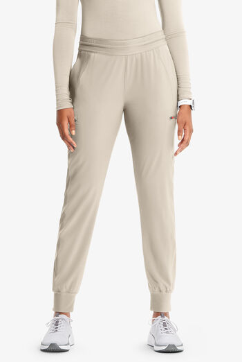 Pantal&oacute;n m&eacute;dico Infinity GNR8 STRETCH estilo cargo jogger con cord&oacute;n y 4 bolsillos para mujer