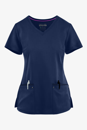 Healing Hands Purple Label Juliet Women's 2-Pocket STRETCH Princess Seam Scrub Top