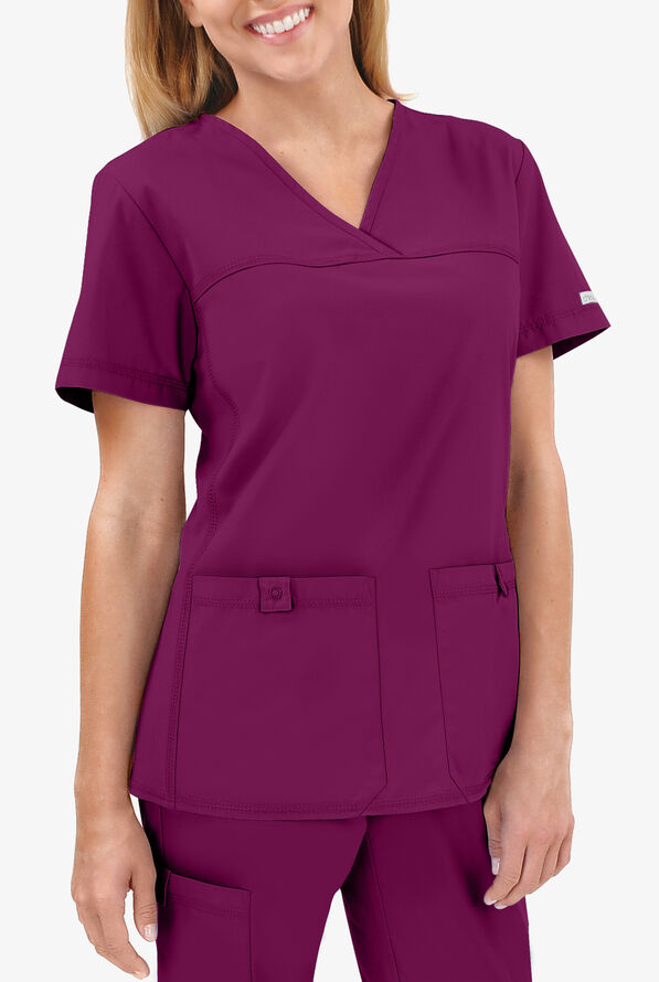 Cherokee Flexibles Sporty VNeck Scrub TopCherokee Scrubs
