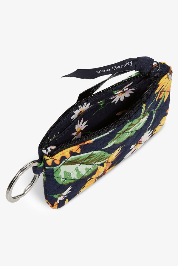 Vera Bradley Recycled Cotton Sunflowers Women's Zip ID Case - null - 2